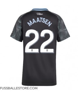 Günstige Aston Villa Ian Maatsen #22 Auswärtstrikot Damen 2025-26 Kurzarm